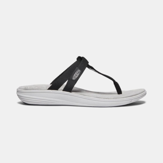 Black Women's Keen Damaya Flip-Flops | 17394MBFA