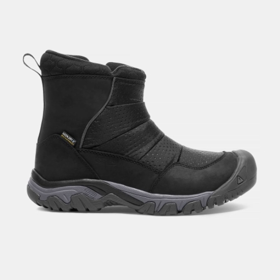 Black Women's Keen Hoodoo III Low Zip Snow Boots | 07834EVUF