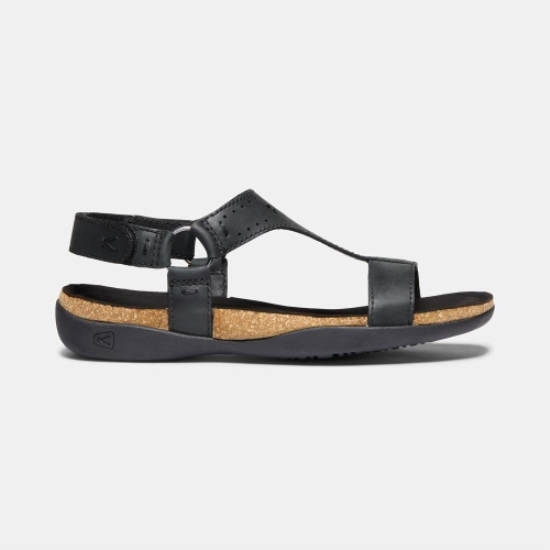 Black Women's Keen Kaci Ana T-strap Sandals | 61275HLRG