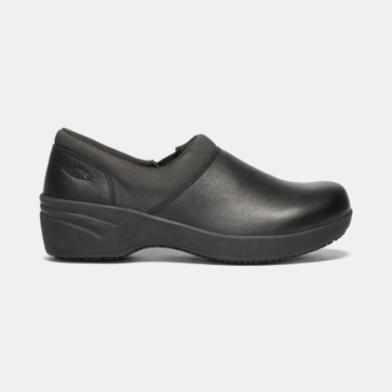 Black Women's Keen Kanteen Soft Toe Work Shoes | 45786JFXQ