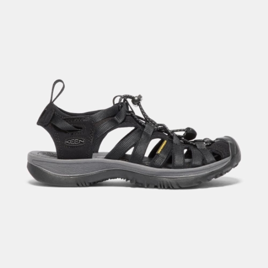 Black Women's Keen Whisper Hiking Sandals | 09475DMQJ