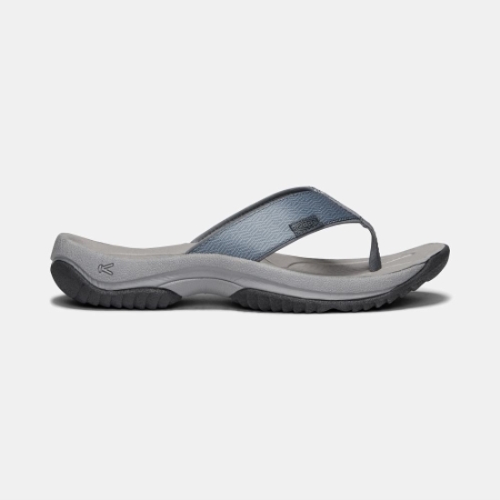 Blue Grey Men's Keen Kona Flip II Flip-Flops | 03841JULC