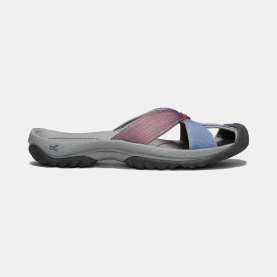 Blue Grey Women's Keen Bali Beach Closed-toe Sandals | 23948JROH