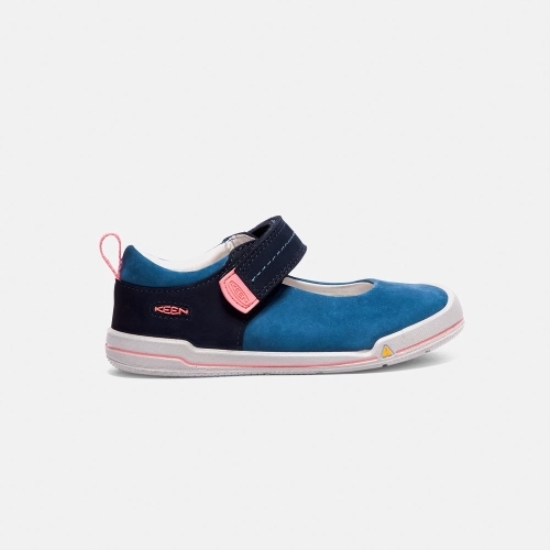 Blue Navy Kids' Keen Sprout Mary Jane Shoes | 90362OSEL