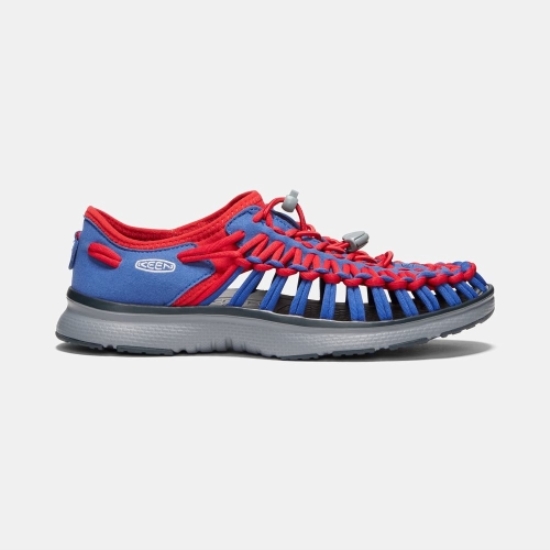 Blue Red Women's Keen Uneek O2 Uneek Sandals | 40132NVKM