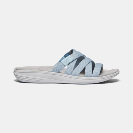 Blue Women's Keen Damaya Slides | 93051DPJF