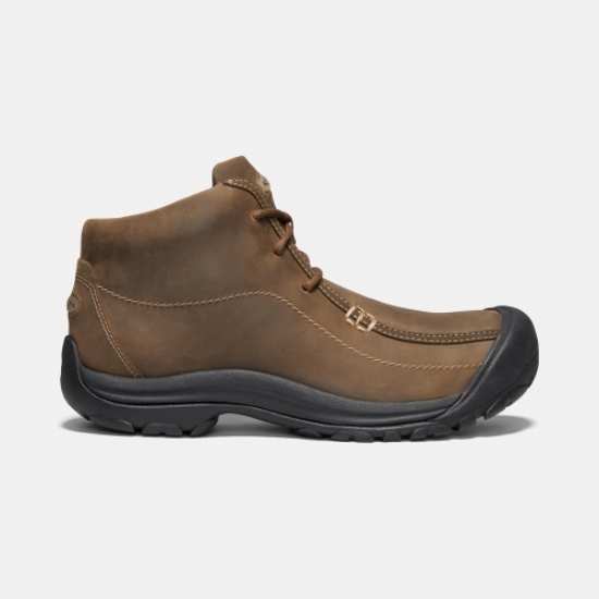 Brown Black Men's Keen Portsmouth Boots | 14709XUJZ