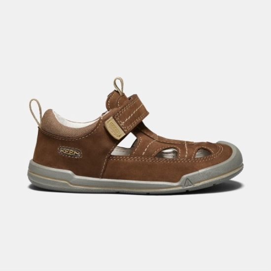 Brown Kids' Keen Sprout Fisherman Sandals | 57943AOWC