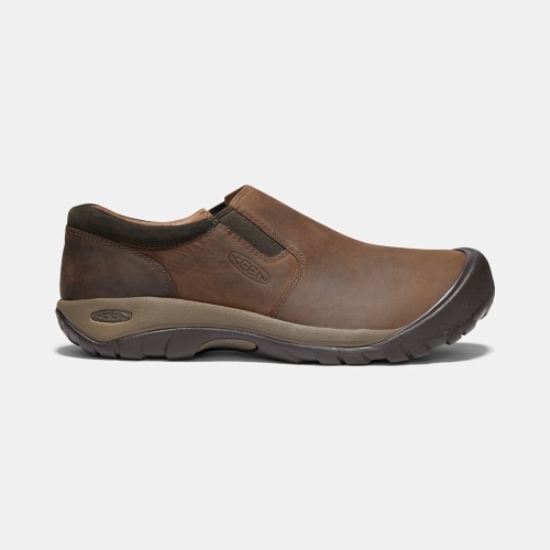 Brown Men's Keen Austin Casual Waterproof Slip On Shoes | 18237EPOF