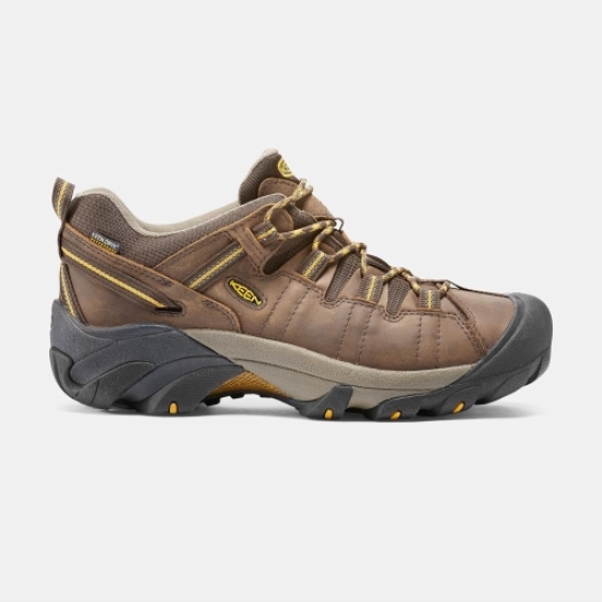 Brown Men's Keen Targhee II Waterproof Hiking Shoes | 02149DMOZ