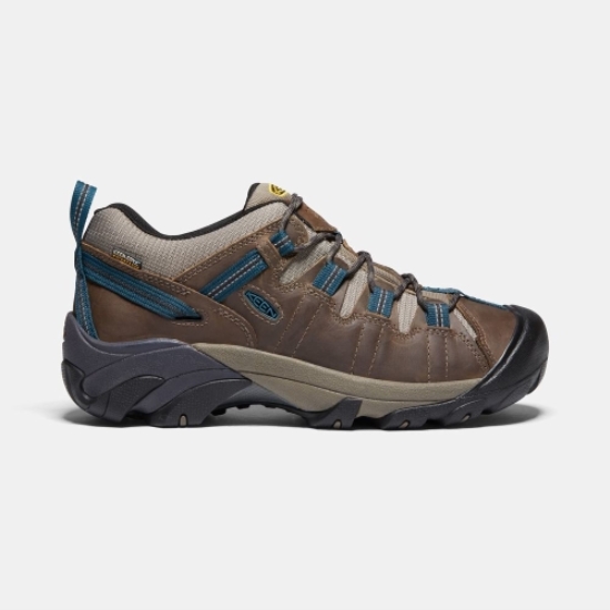 Brown Men's Keen Targhee II Waterproof Hiking Shoes | 89671ZTLQ