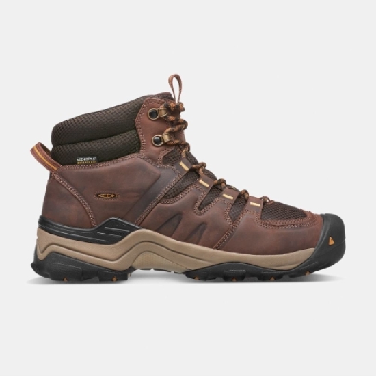 Coffee Men's Keen Gypsum II Waterproof Mid Hiking Boots | 27098NGAB