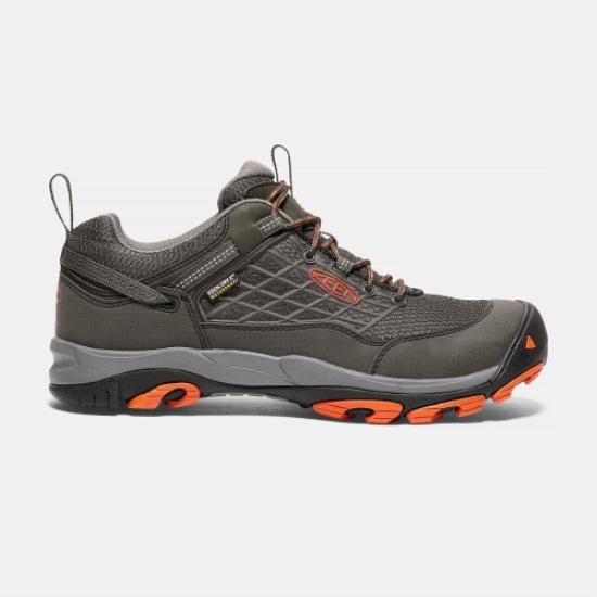 Dark Olive Men's Keen Saltzman Waterproof Hiking Shoes | 13094XYLM