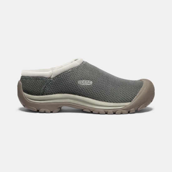 Deep Grey Women's Keen Kaci Mesh Slides | 68410AQNP