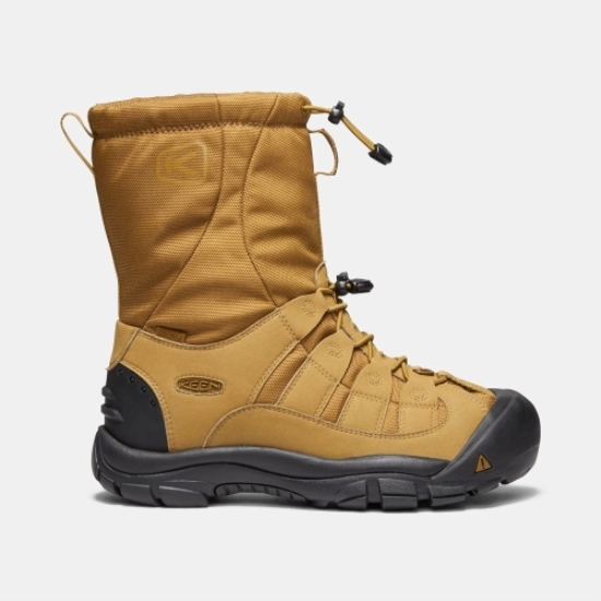 Gold Black Men's Keen Winterport II Winter Boots | 36829HIJY