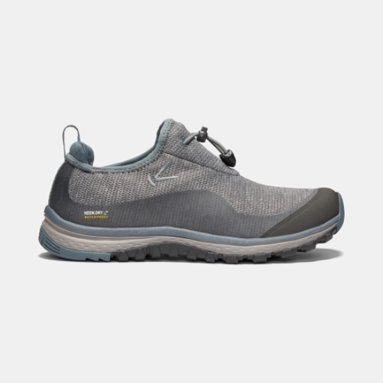 Grey Women's Keen Terra Moc Waterproof Slip On Shoes | 64923IDVL