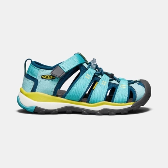 Light Turquoise Blue Kids' Keen Newport Neo H2 Hiking Sandals | 18307WMPY