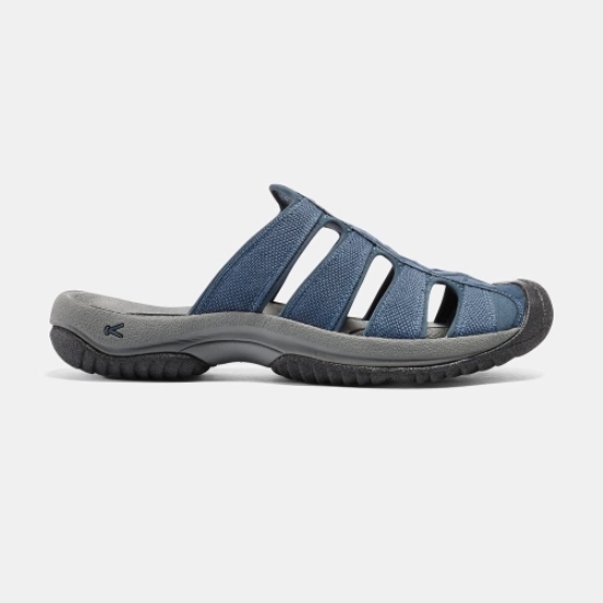 Navy Black Men's Keen Aruba II Sandals | 48931YEDA