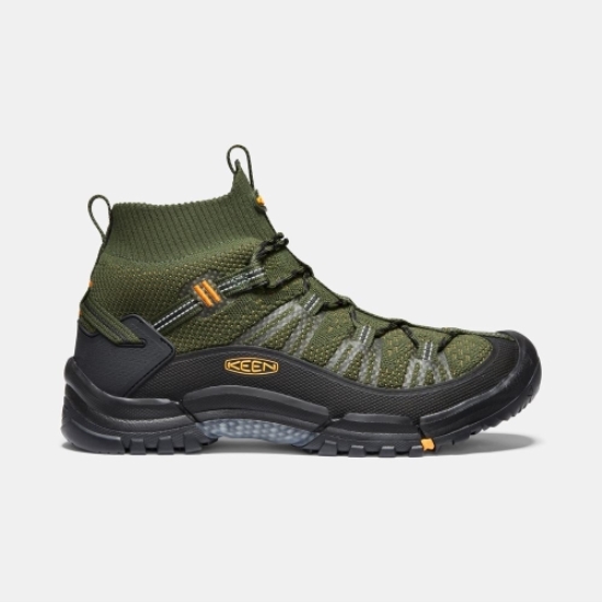 Olive Black Men's Keen Axis Evo Mid Hiking Boots | 36570RWTU