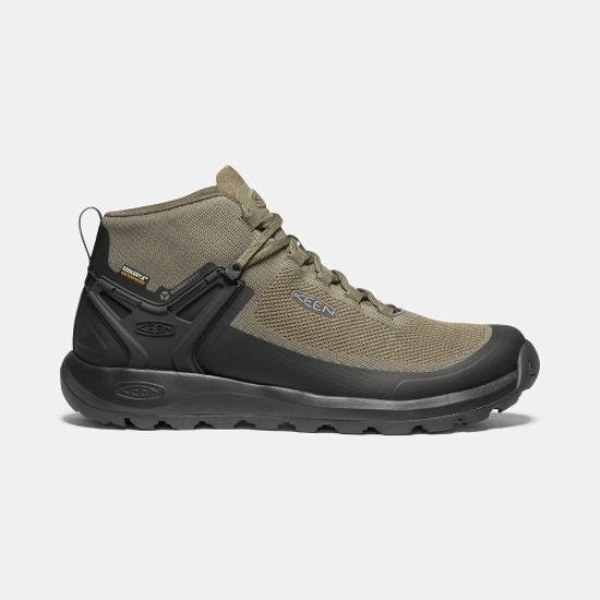 Olive Black Men's Keen Citizen Evo Mid Waterproof Boots | 53097RXOV