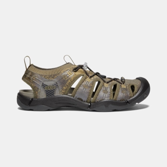 Olive Black Men's Keen Evofit One Sandals | 08417KTRA