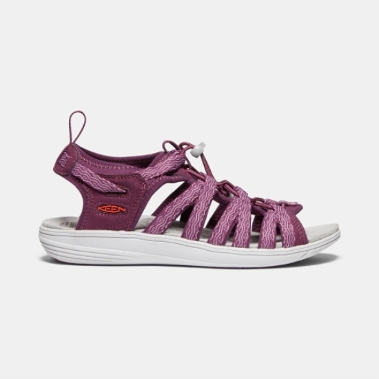 Purple Women's Keen Damaya Lattice Sandals | 63571LXOC