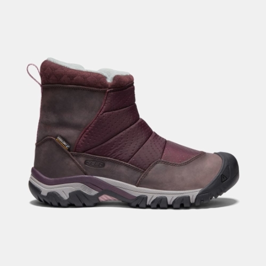 Purple Women's Keen Hoodoo III Low Zip Snow Boots | 80593UKRB