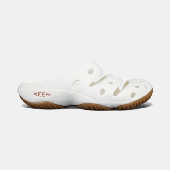 White Men's Keen Yogui Sandals | 10327IUKM