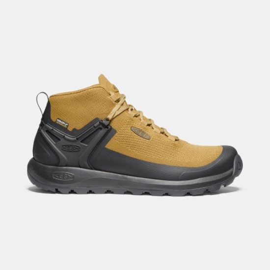 Yellow Black Men's Keen Citizen Evo Mid Waterproof Boots | 32745WAJR