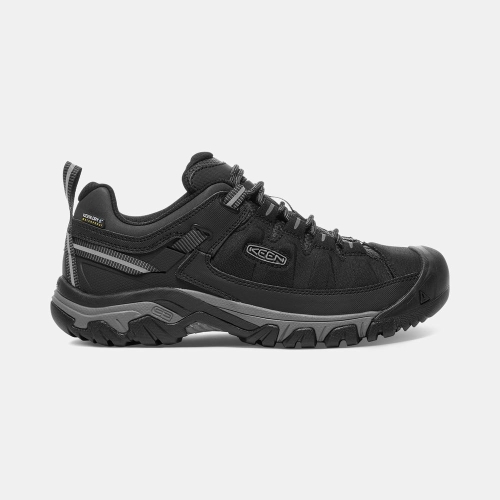 Black Men's Keen Targhee Exp Waterproof Hiking Shoes | 57481VCIT